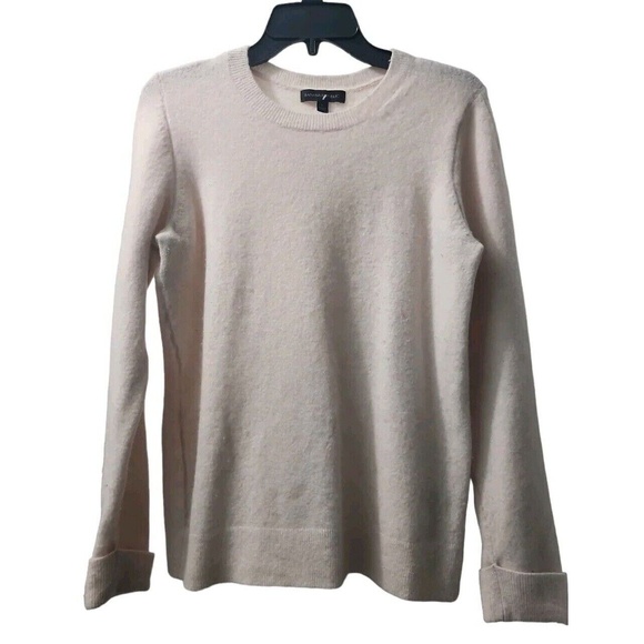 Banana Republic Wool Sweater Crew Neck Soft Knit Pullover Large - Picture 1 of 7